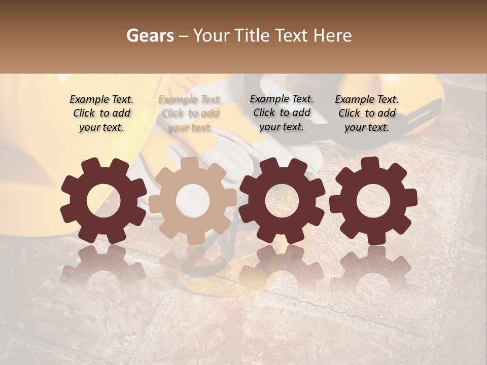 Builder Overalls PowerPoint Template