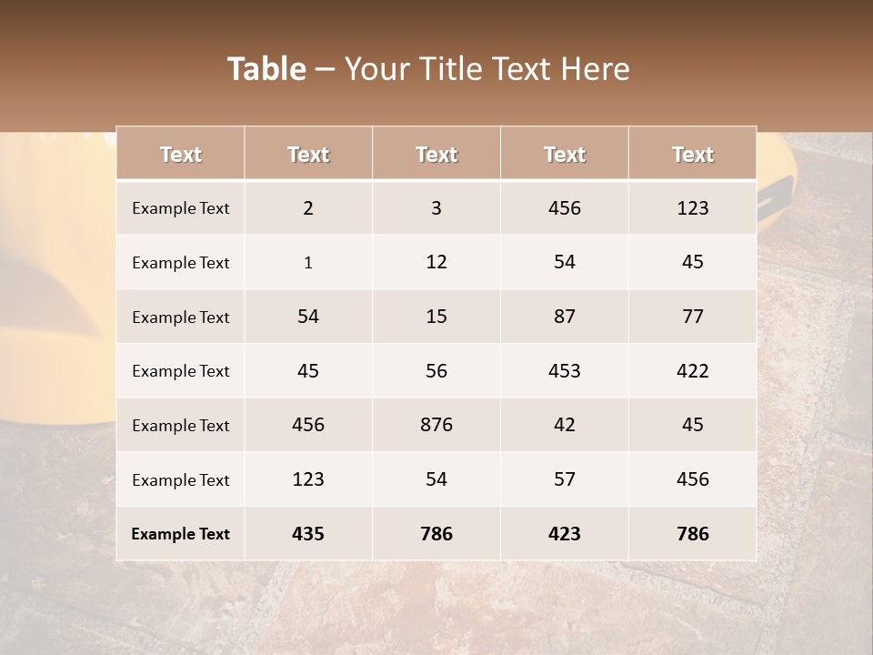 Builder Overalls PowerPoint Template