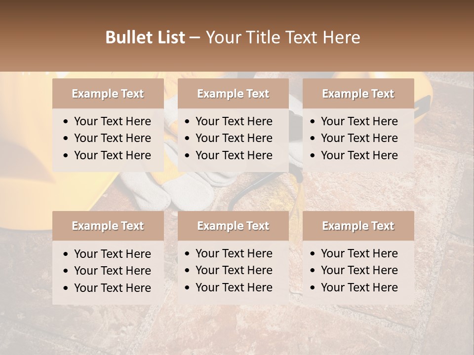 Builder Overalls PowerPoint Template