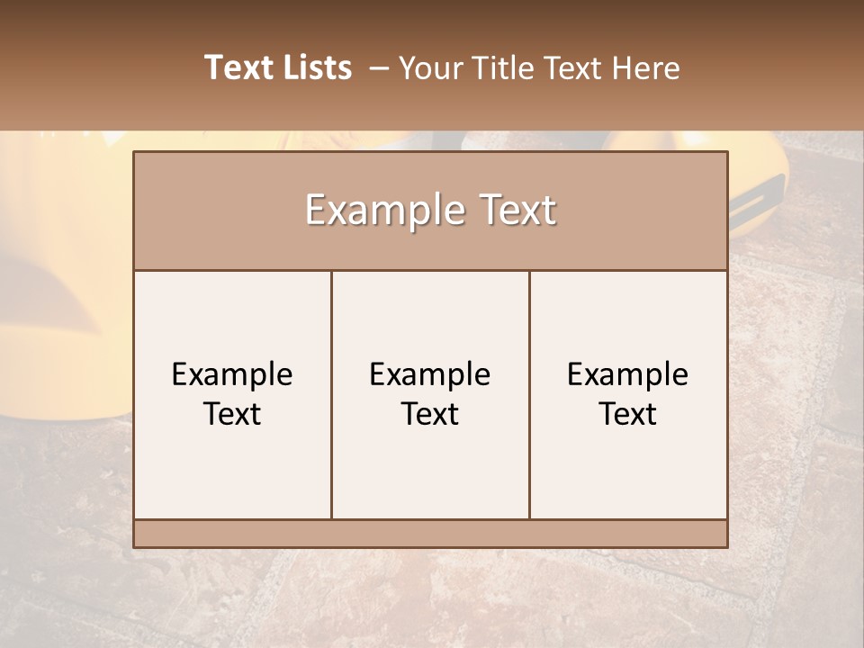 Builder Overalls PowerPoint Template