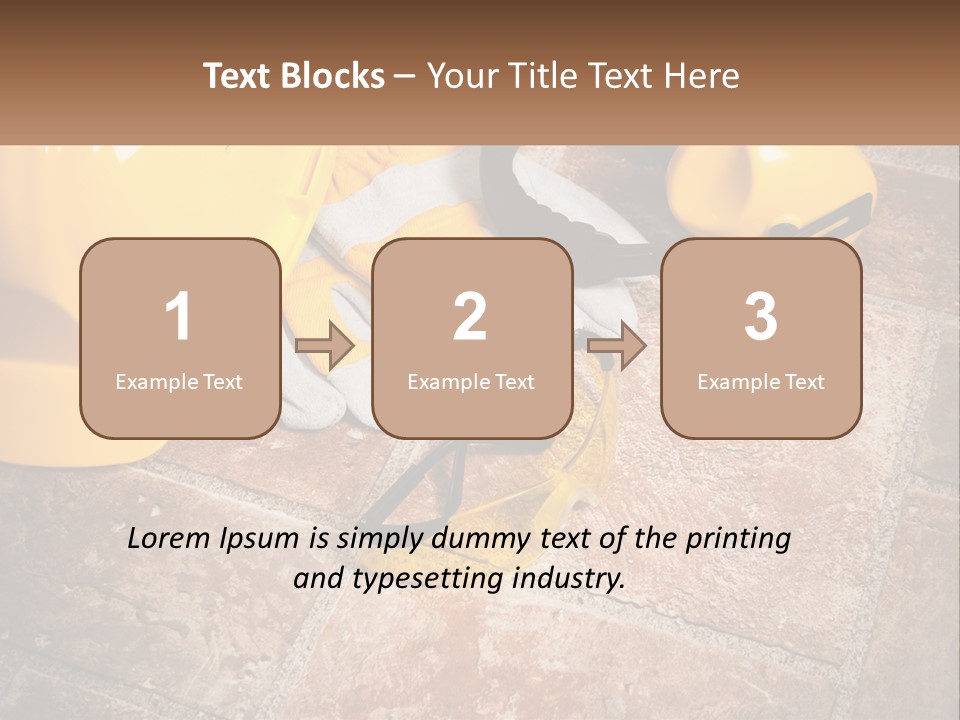 Builder Overalls PowerPoint Template