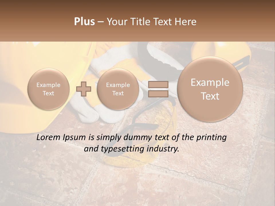 Builder Overalls PowerPoint Template