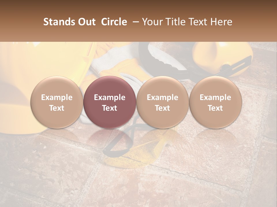 Builder Overalls PowerPoint Template