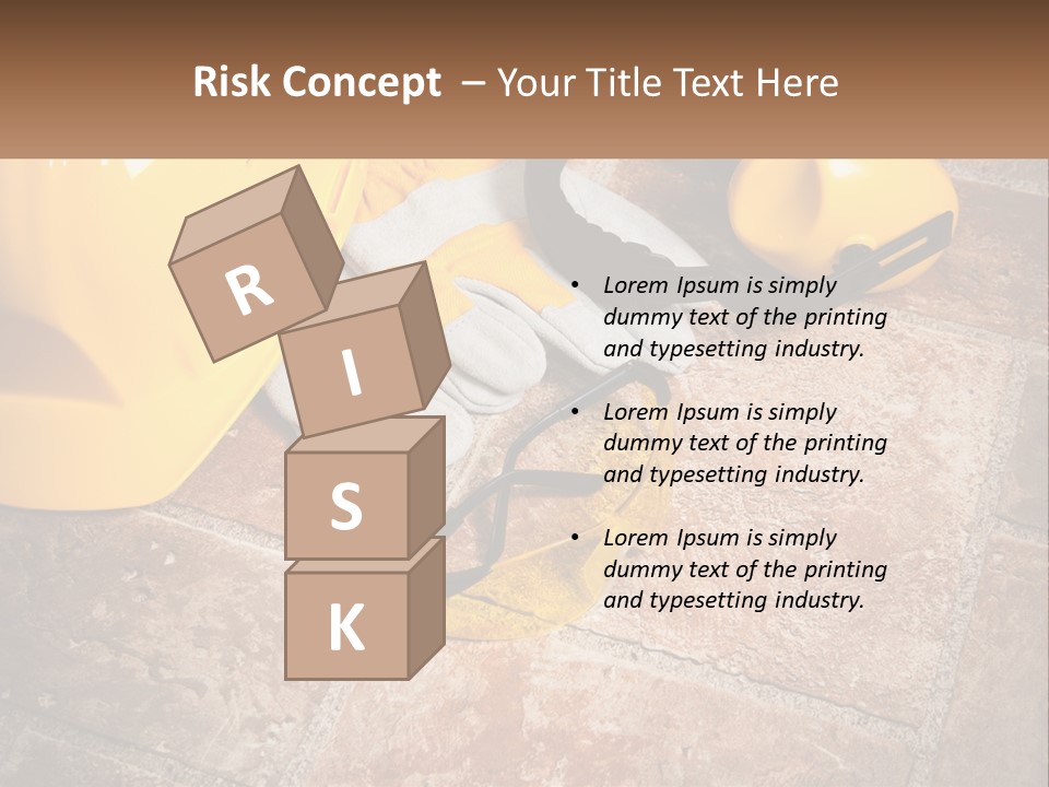 Builder Overalls PowerPoint Template