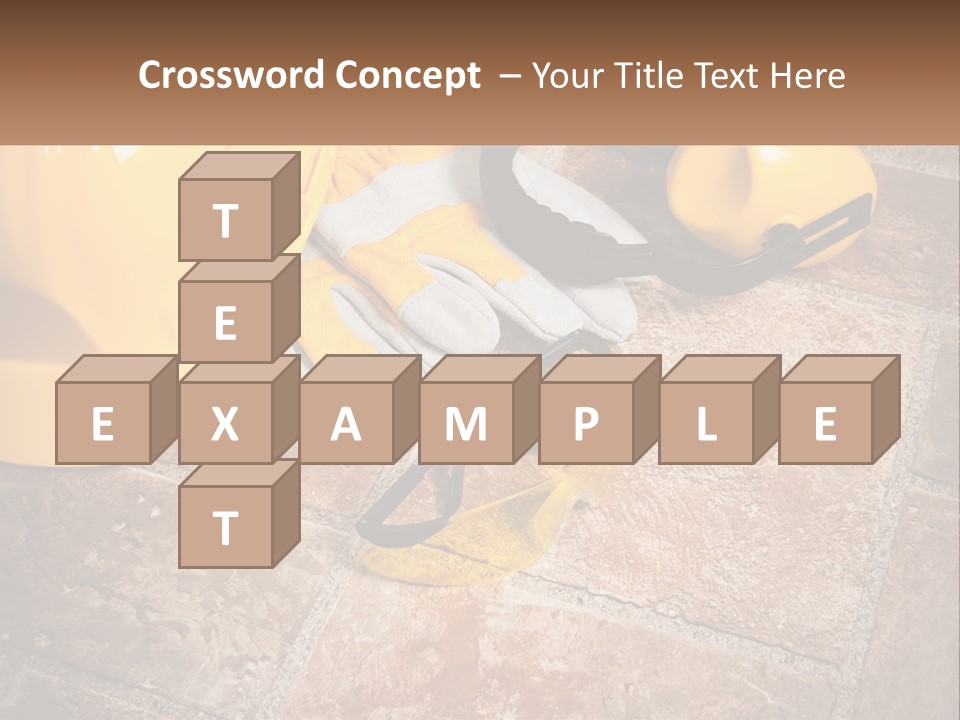 Builder Overalls PowerPoint Template