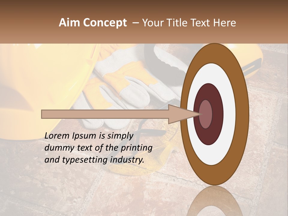 Builder Overalls PowerPoint Template