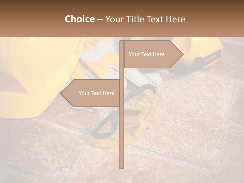 Builder Overalls PowerPoint Template