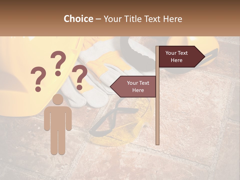 Builder Overalls PowerPoint Template