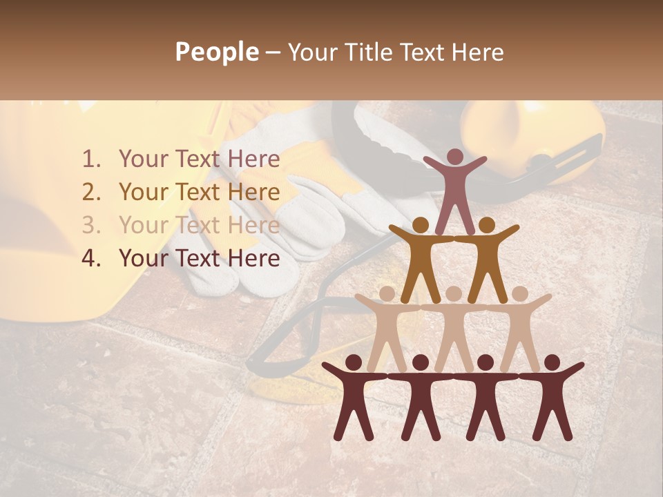 Builder Overalls PowerPoint Template