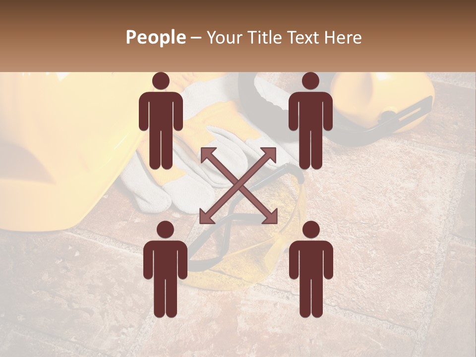 Builder Overalls PowerPoint Template