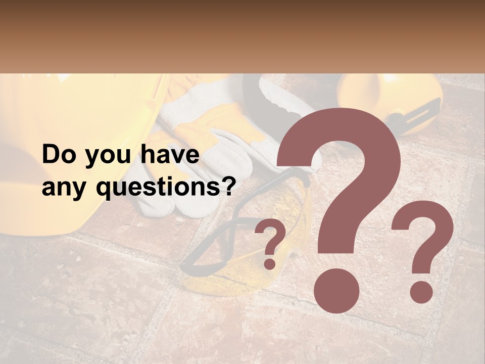 Builder Overalls PowerPoint Template