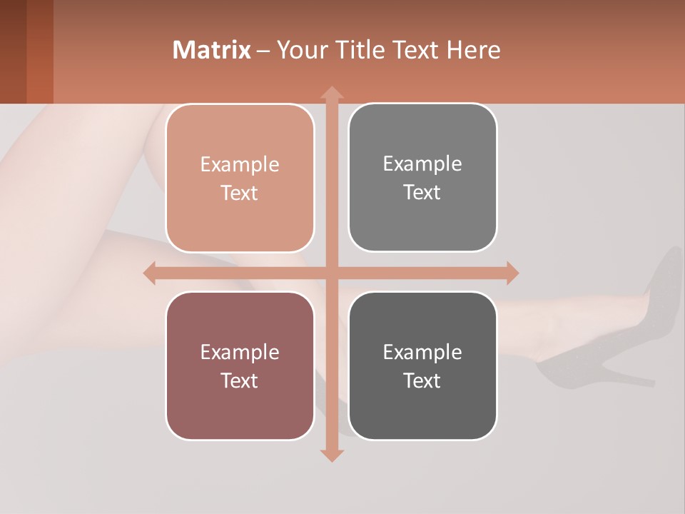 The Girl's Legs PowerPoint Template