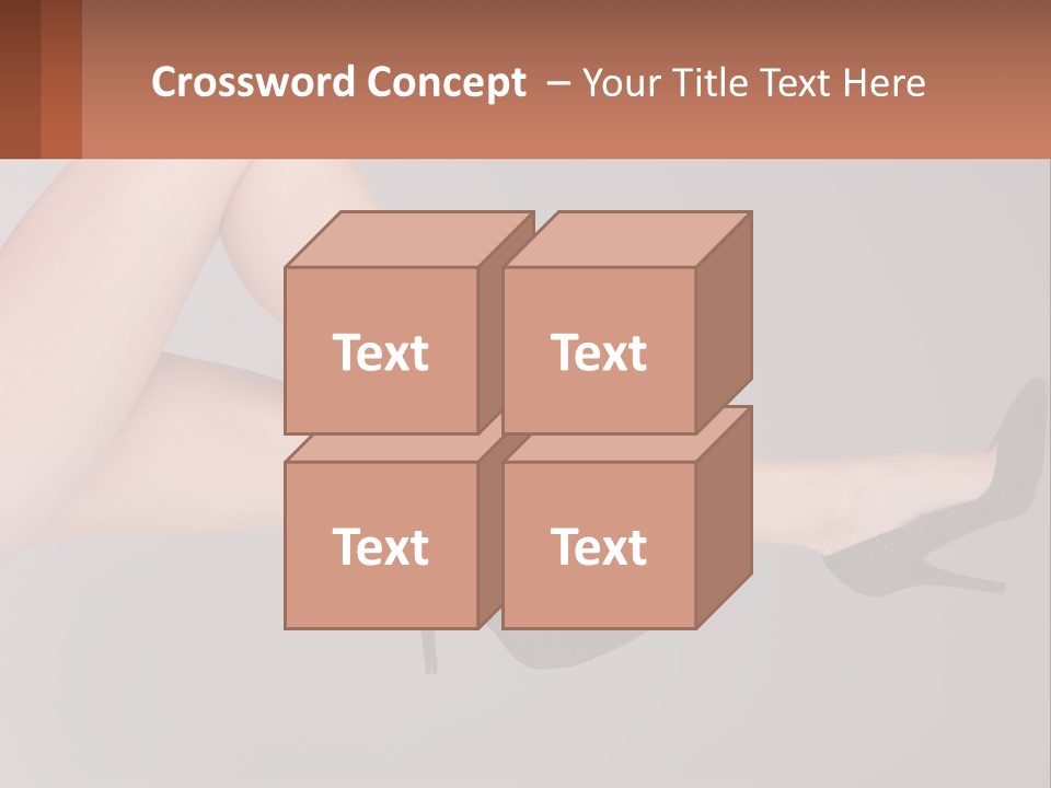 The Girl's Legs PowerPoint Template