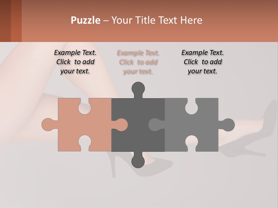 The Girl's Legs PowerPoint Template