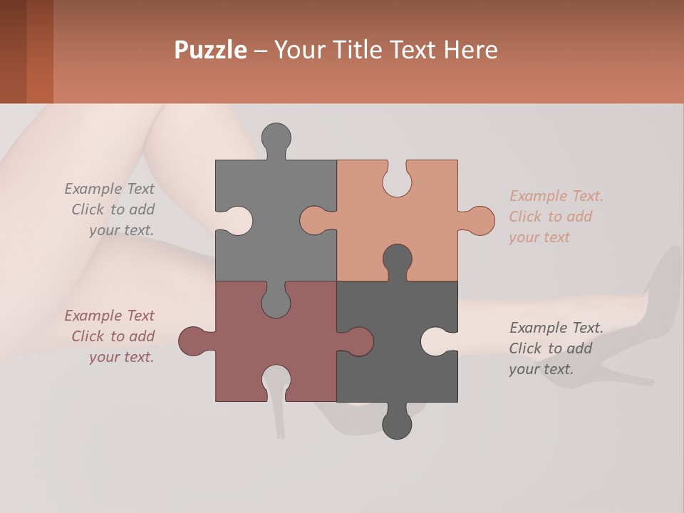 The Girl's Legs PowerPoint Template