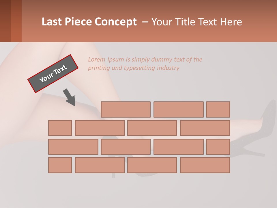 The Girl's Legs PowerPoint Template