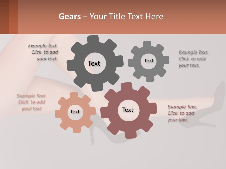 The Girl's Legs PowerPoint Template