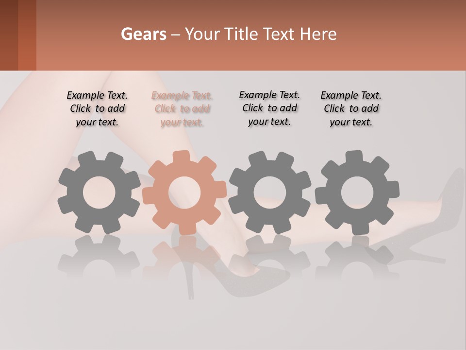 The Girl's Legs PowerPoint Template