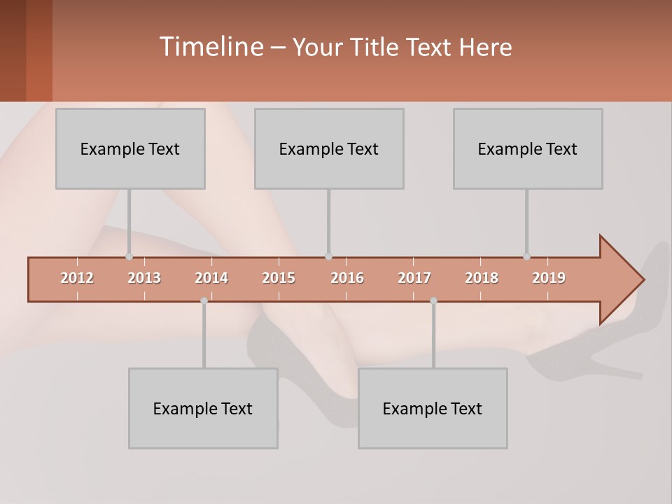 The Girl's Legs PowerPoint Template