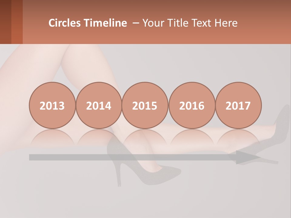 The Girl's Legs PowerPoint Template