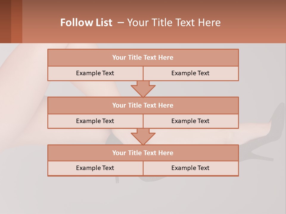 The Girl's Legs PowerPoint Template