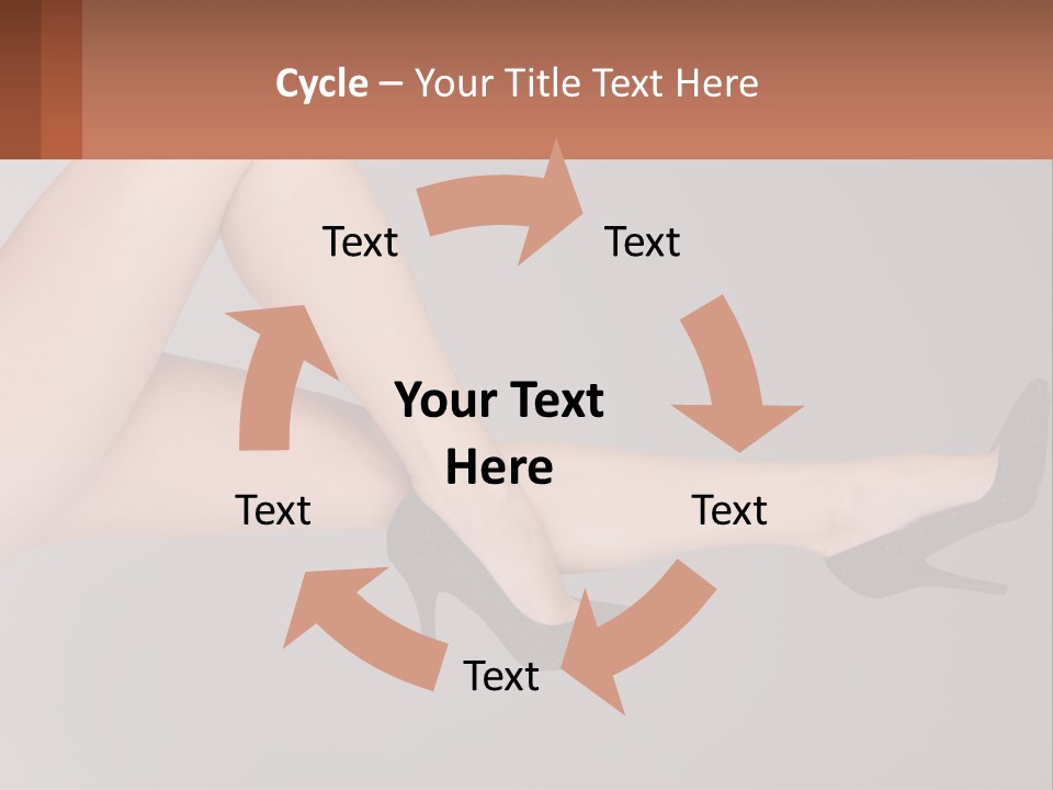 The Girl's Legs PowerPoint Template