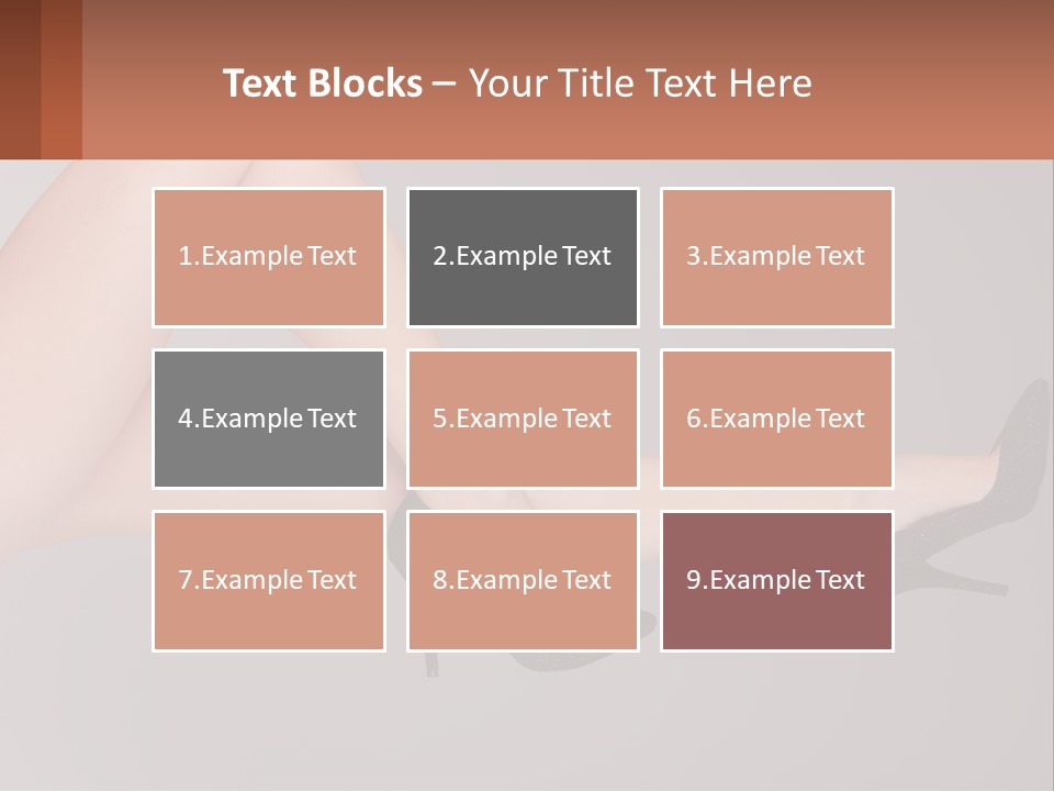 The Girl's Legs PowerPoint Template