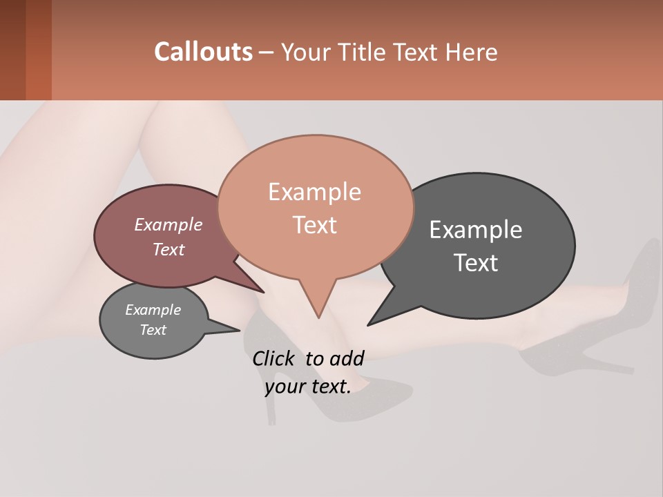 The Girl's Legs PowerPoint Template