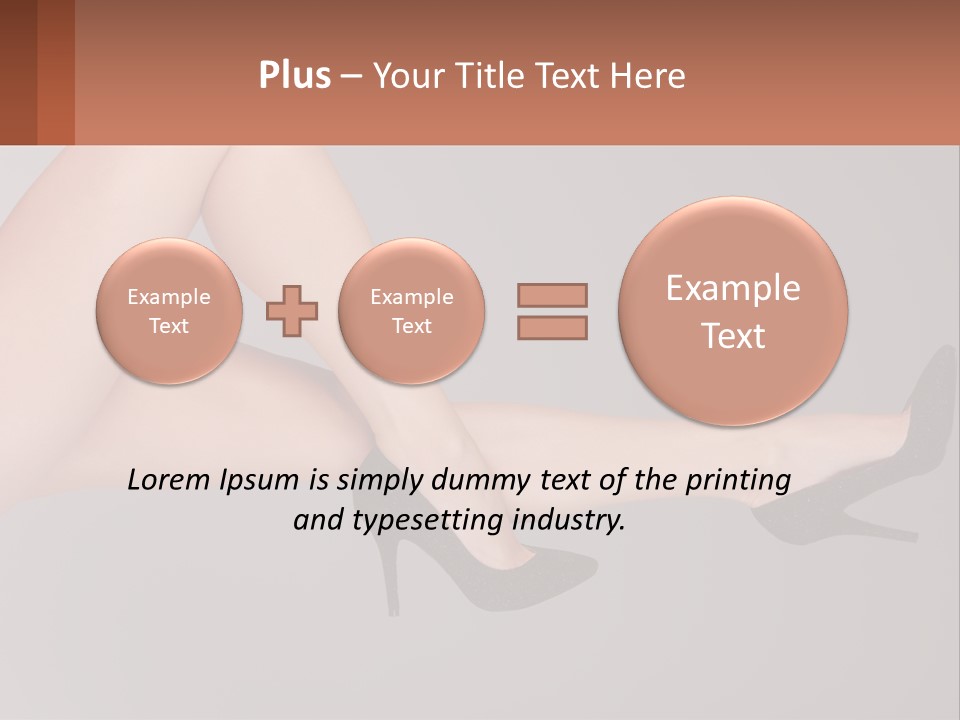 The Girl's Legs PowerPoint Template