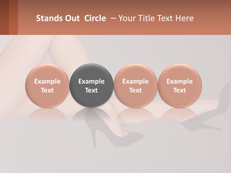 The Girl's Legs PowerPoint Template