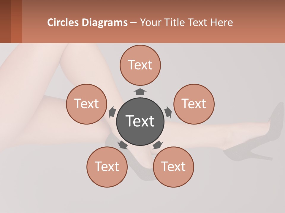 The Girl's Legs PowerPoint Template