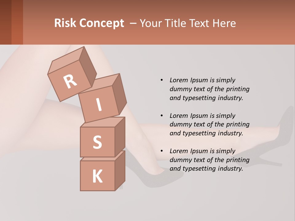 The Girl's Legs PowerPoint Template