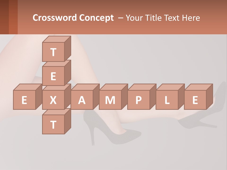 The Girl's Legs PowerPoint Template