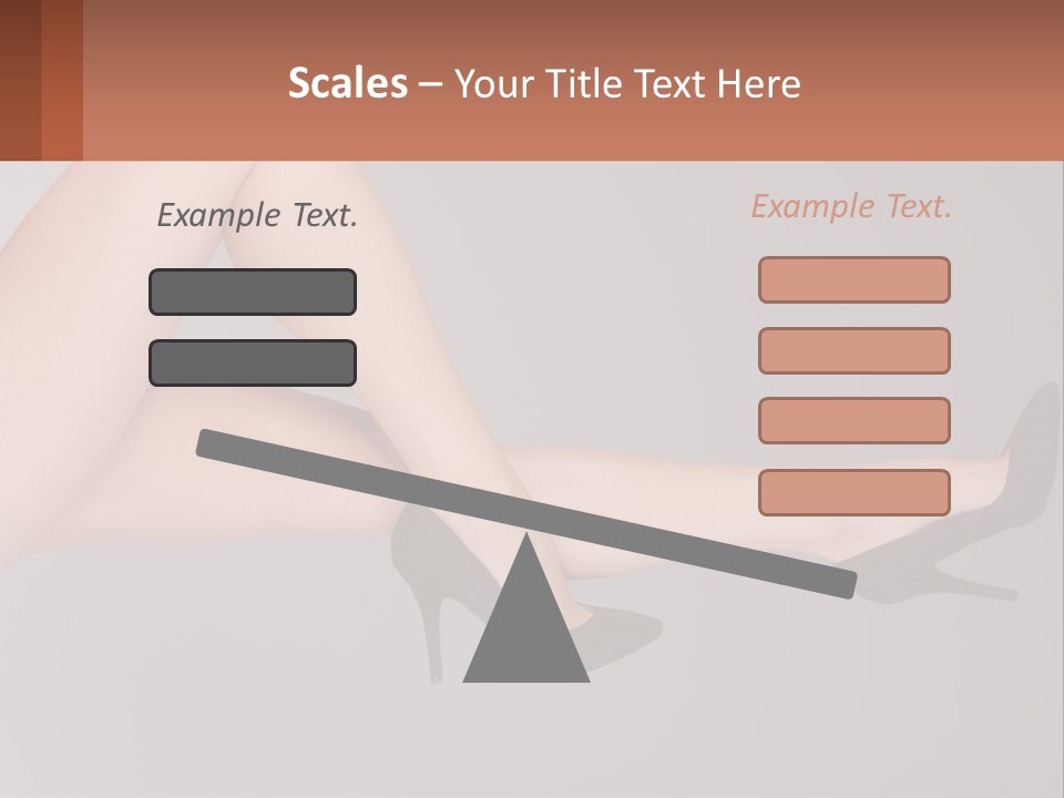 The Girl's Legs PowerPoint Template