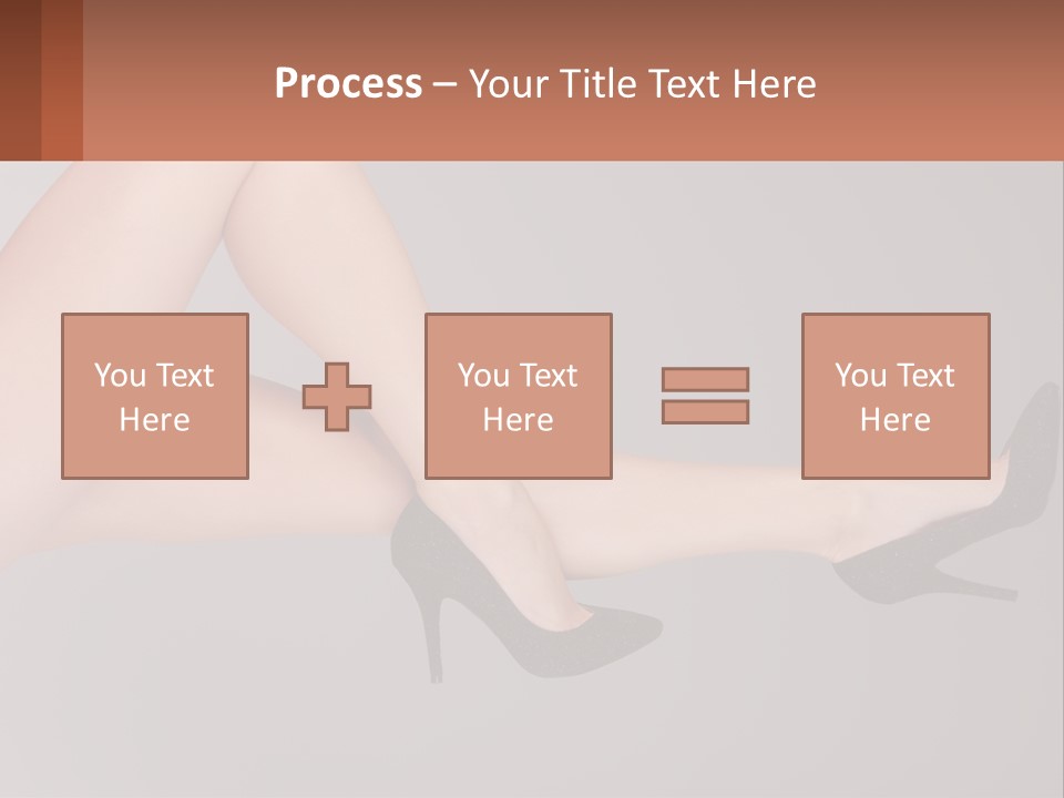 The Girl's Legs PowerPoint Template