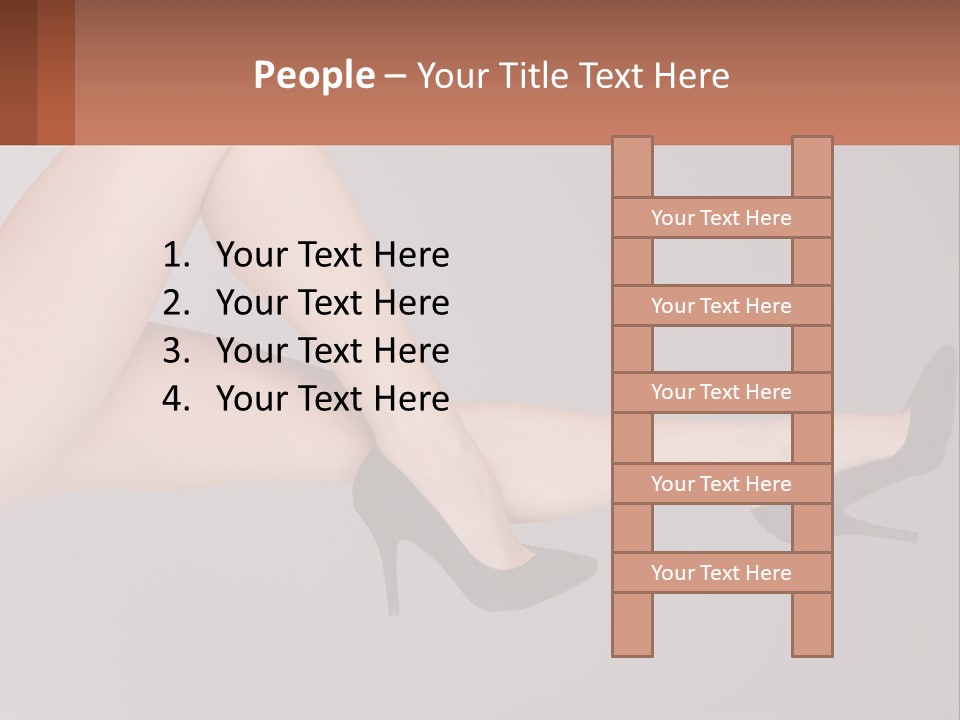 The Girl's Legs PowerPoint Template