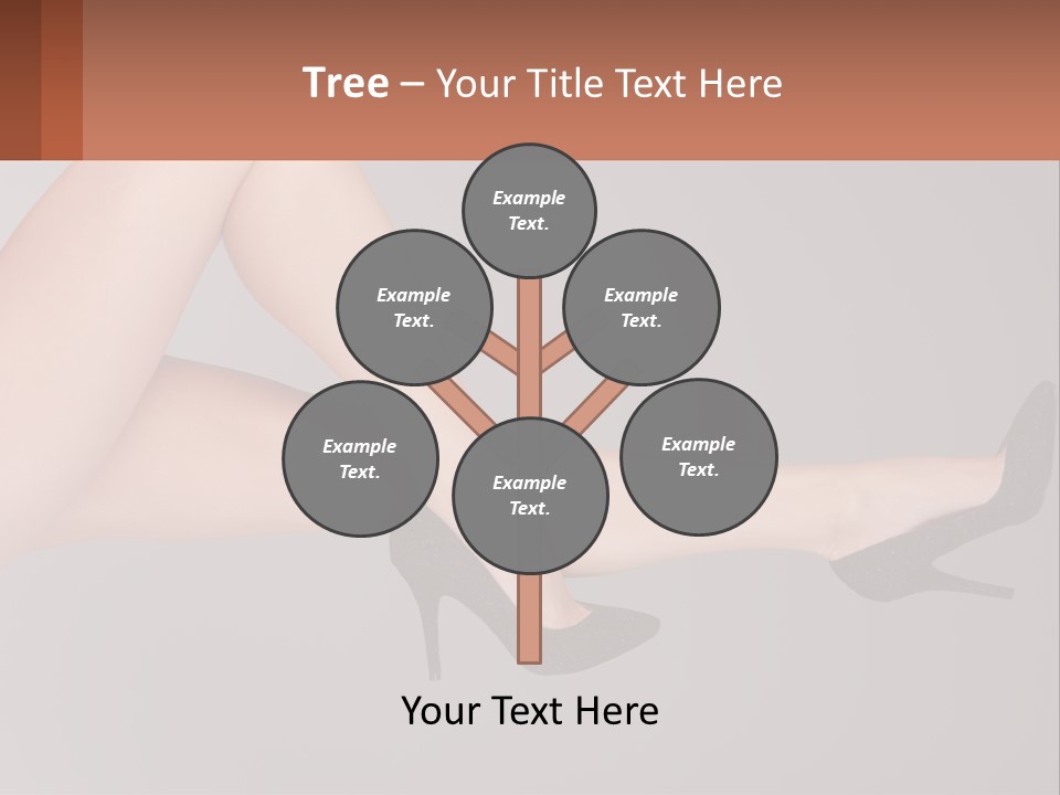 The Girl's Legs PowerPoint Template