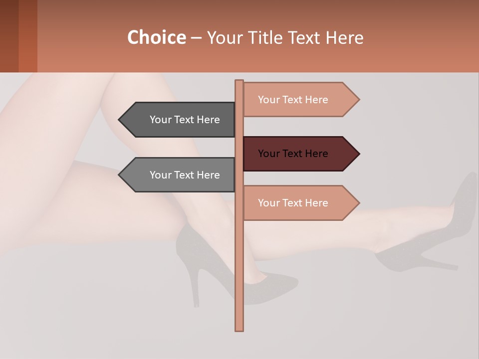 The Girl's Legs PowerPoint Template