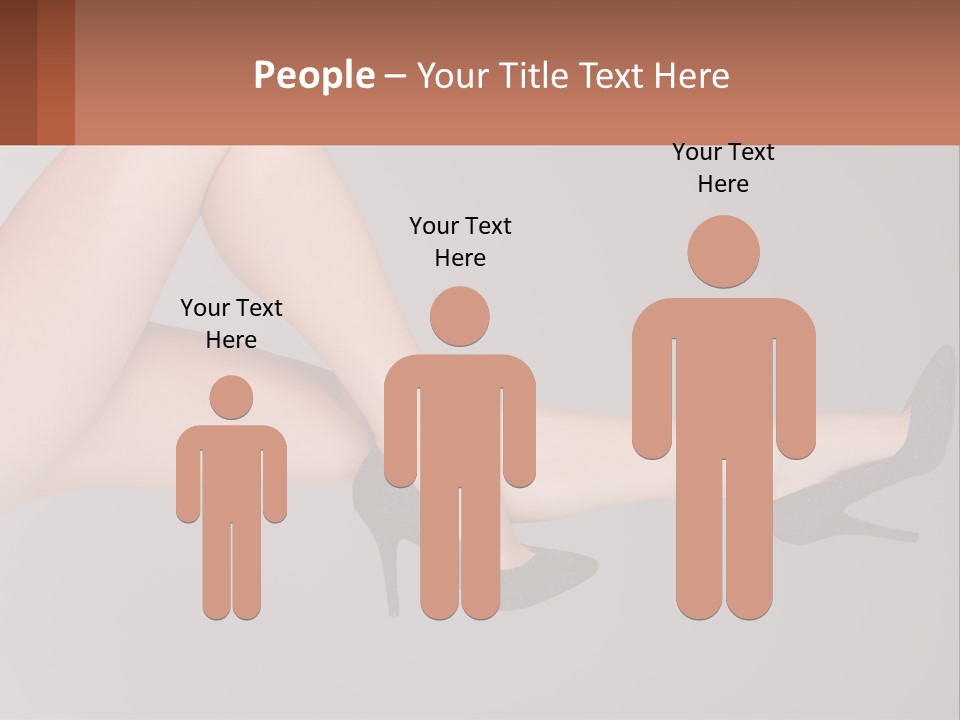 The Girl's Legs PowerPoint Template