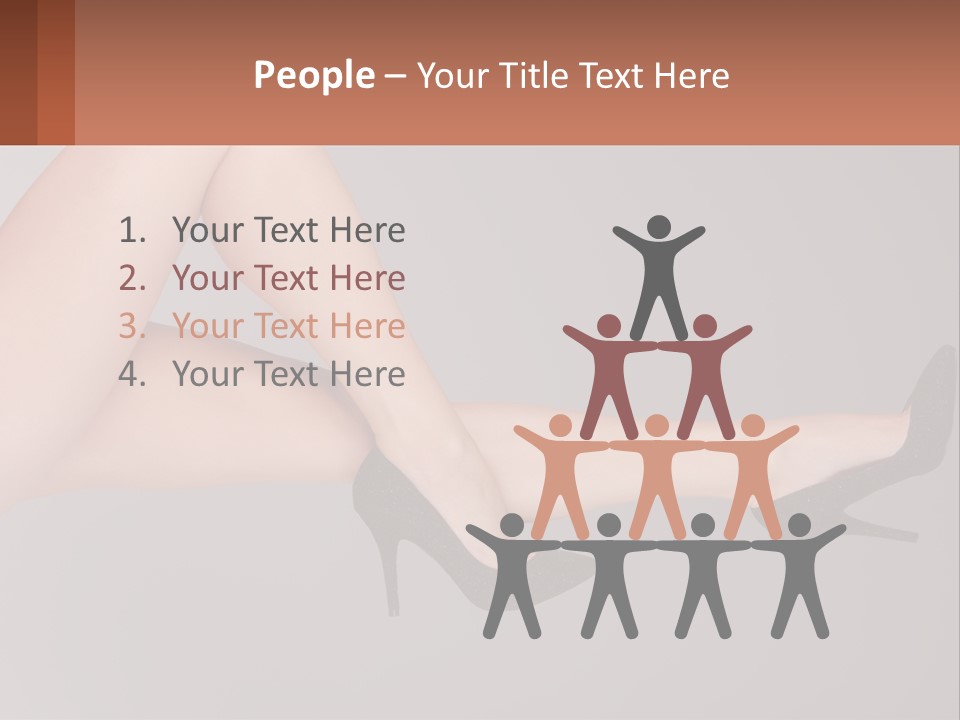 The Girl's Legs PowerPoint Template