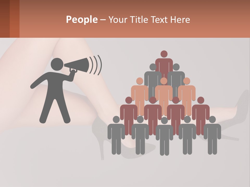 The Girl's Legs PowerPoint Template