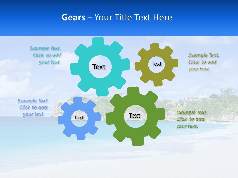 Rocks By The Sea PowerPoint Template