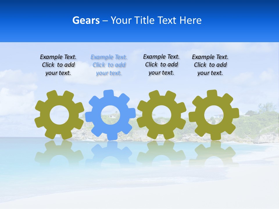 Rocks By The Sea PowerPoint Template