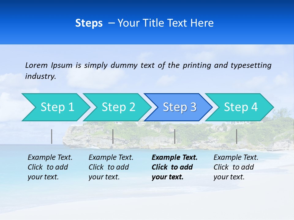 Rocks By The Sea PowerPoint Template