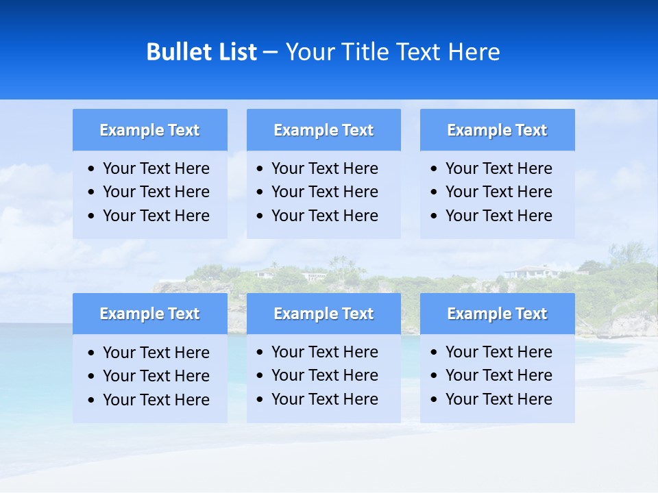 Rocks By The Sea PowerPoint Template