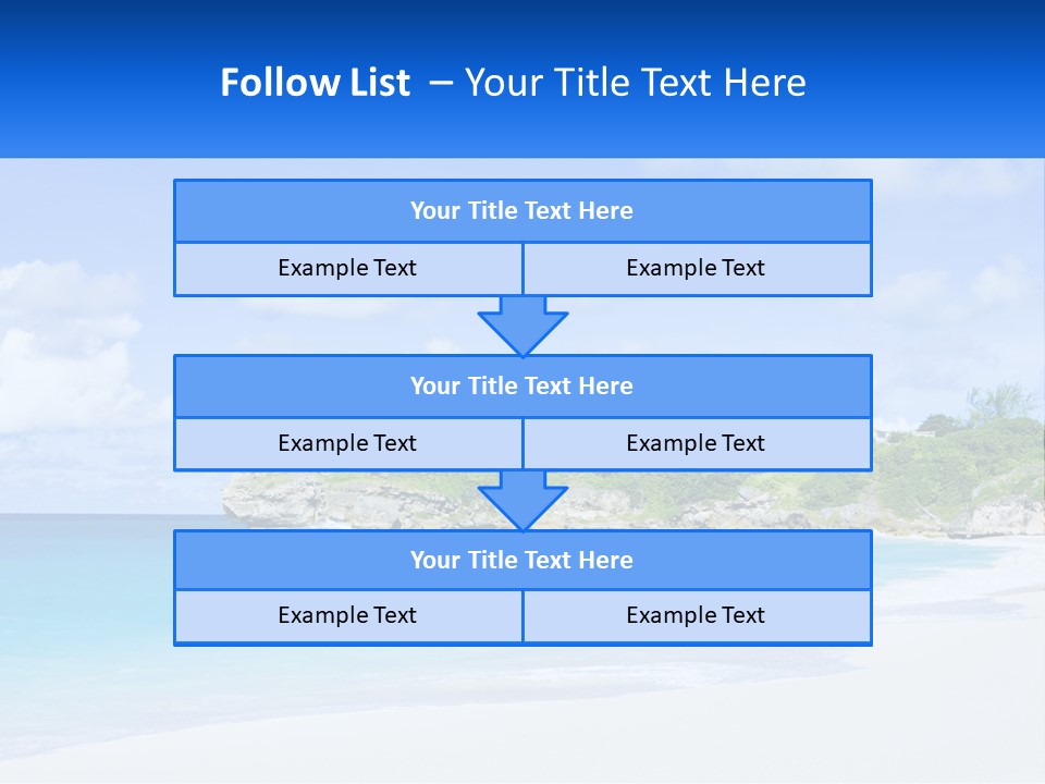 Rocks By The Sea PowerPoint Template
