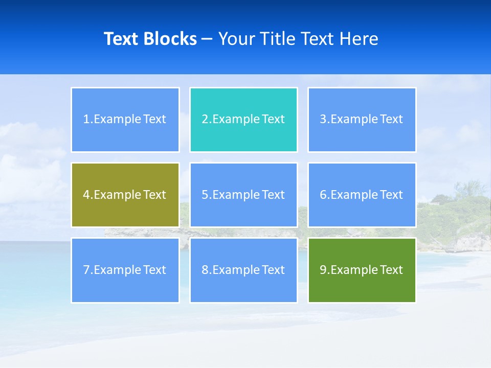 Rocks By The Sea PowerPoint Template