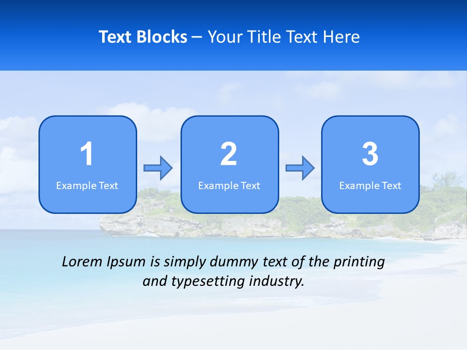 Rocks By The Sea PowerPoint Template