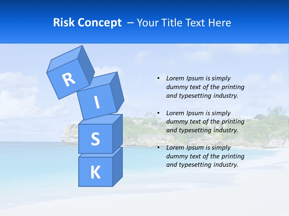 Rocks By The Sea PowerPoint Template