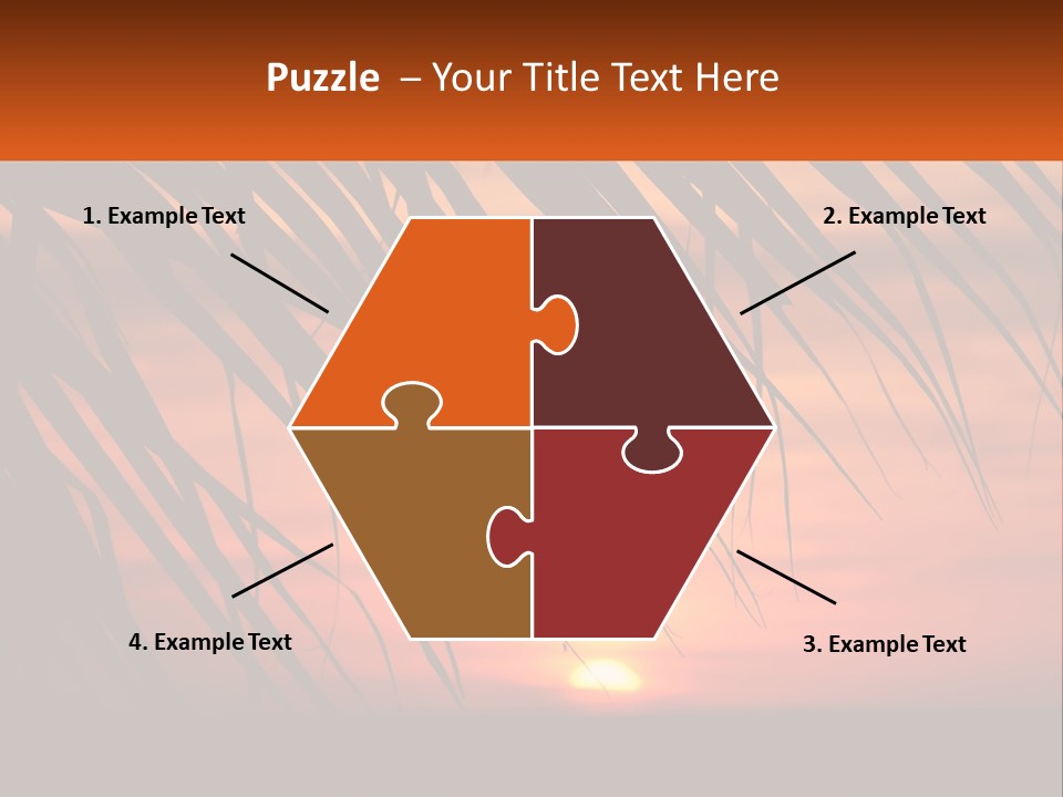 Sunset On The Sea PowerPoint Template